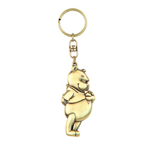 Winnie the Pooh Bear Brass Key Chain